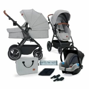 Kinderkraft Kombikinderwagen 3 in 1 B-TOUR light grey