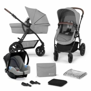 Kinderkraft Kombikinderwagen 3 in 1 MOOV CT gray melange