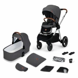 Kinderkraft Kombikinderwagen EVERYDAY 2 in 1 dark grey