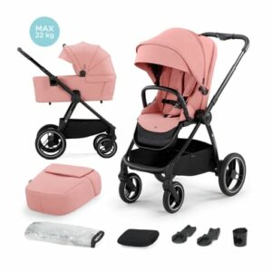 Kinderkraft Kombikinderwagen NEA 2 in 1 ash pink