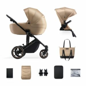 Kinderkraft Kombikinderwagen PRIME 2 2 in 1 Sandrose Beige