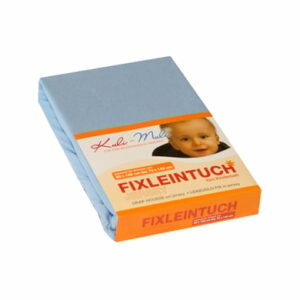 Kuli-Muli Jersey Fixleinentuch blau