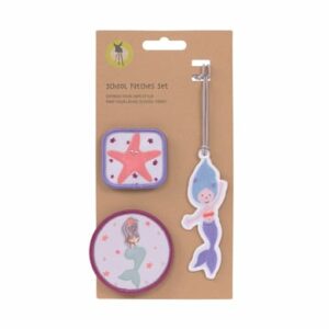 LÄSSIG School Patches Set Mermaid