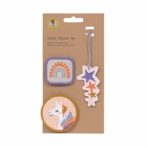 LÄSSIG School Patches Set Unicorn