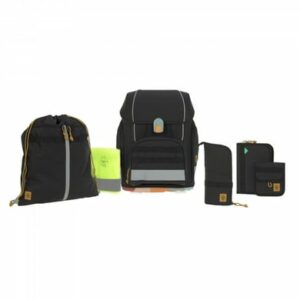 LÄSSIG Schulranzen-Set 7-tlg. Boxy Unique black