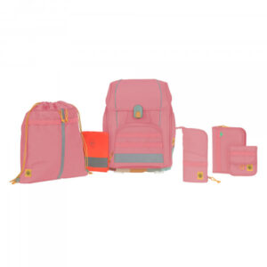 LÄSSIG Schulranzen-Set 7-tlg. Boxy Unique pink