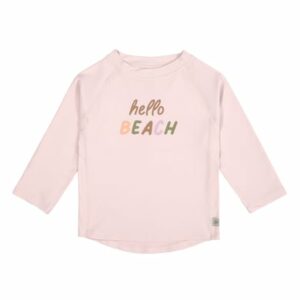 LÄSSIG UV-Langarm-Badeshirt Hello Beach rosa