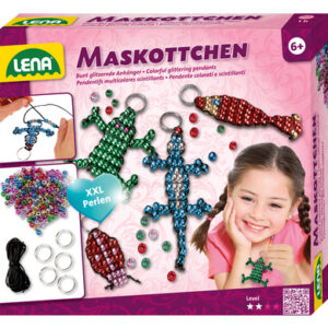 LENA® Perlentiere Maskottchen Schlüsselanhänger