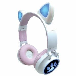 LEXIBOOK Katzenohren 2in1 Bluetooth®- und Kabelanschluss Kopfhörer