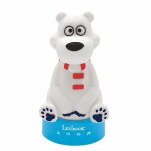 LEXIBOOK Polarbär 3D Nachtlicht und Geschichtenbär