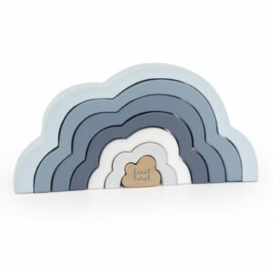 Label-Label - Rainbow Puzzle Cloud - Blau