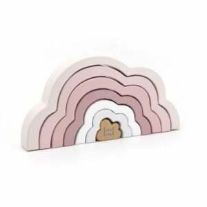 Label-Label - Rainbow Puzzle Cloud - Pink