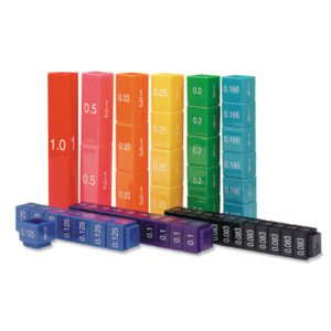 Learning Resources® Fraction Tower® Equivalency Cubes