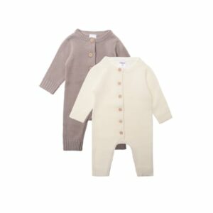 Liliput Baby-Overalls (2-tlg.) braun- weiss