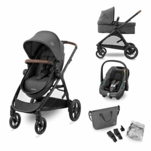 MAXI COSI Kombikinderwagen Zelia S Trio Dark Grey