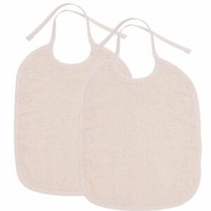 MEYCO Lätzchen 2er Pack Basic Frottee Soft Pink