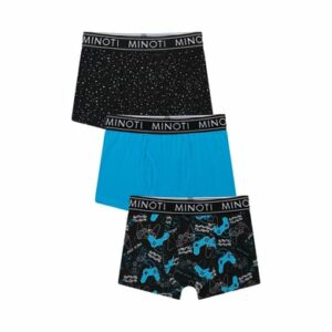 MINOTI 3er-Pack Boxershorts Schwarz