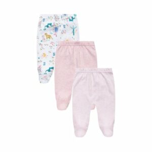 MINOTI 3er-Pack Leggings Rosa/Weiß