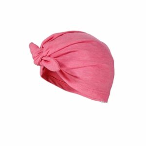 Maximo Turban Schleife sun pink-weiß