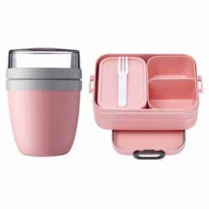 Mepal Lunchpot + Bento-Brotdose Ellipse + TAB 2er Set pink