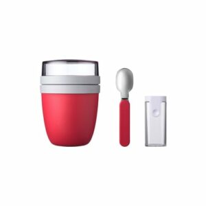 Mepal Lunchpot + Faltbarer Löffel Ellipse 500 + 200 ml rot