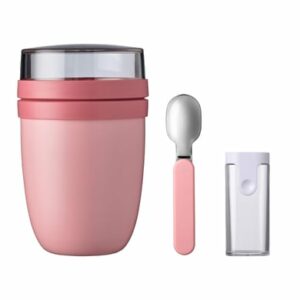 Mepal Thermo-Lunchpot + Faltbarer Löffel Ellipse 500 + 200 ml pink