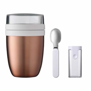 Mepal Thermo-Lunchpot + Faltbarer Löffel Ellipse 500 + 200 ml roségold