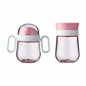 Mepal Trinklernbecher Antitropf 360° Mio 200 & 300 ml 2er Set pink