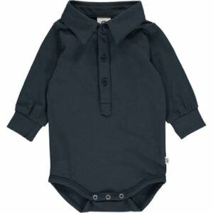 Müsli Polo-Langarmbody Night blue