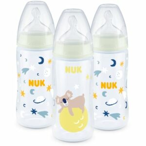 NUK Flaschenset First Choice⁺ Night 300 ml Koala/gelb