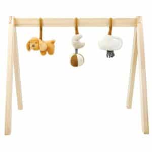 Nattou Charlie Holzbogen mit hängendem Spielzeug