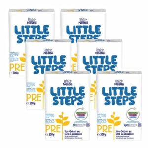 Nestlé Anfangsmilch Pre LITTLE STEPS 6x 500g ab der Geburt