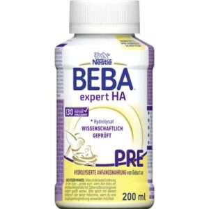 Nestlé Anfangsnahrung BEBA Expert HA Pre Flüssignahrung 200 ml von Geburt an