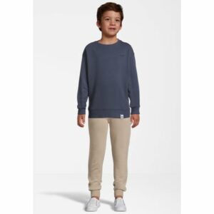 New Life Sweatshirt Crew Neck Pullover Blau