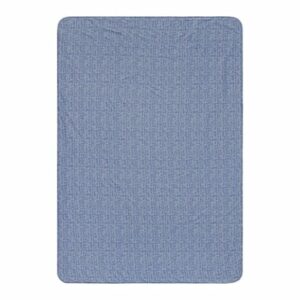 Noppies Laken für das Bettchen Teddy Fancy Dot cot blanket Colony Blue