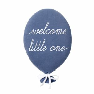 Nordic Coast Company Dekokissen Ballon welcome little one blau