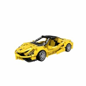 Open Bricks Sports Car Yellow