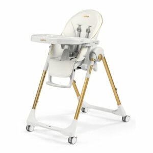 Peg Perego Hochstuhl Prima Pappa Follow Me Gold Lederimitat