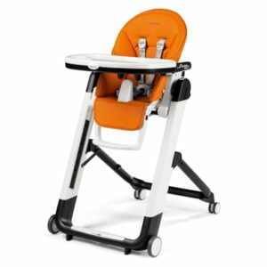 Peg Perego Hochstuhl Siesta Follow Me Arancia Lederimitat