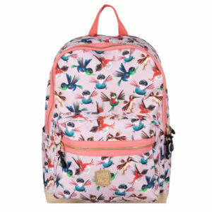 Pick & Pack Rucksack Birds Soft pink