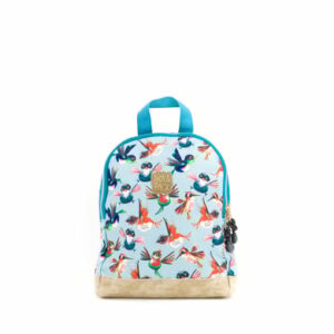 Pick & Pack Rucksack Birds XSmall Blau