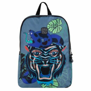 Pick & Pack Rucksack Dangerous Cat L Jeans Blue