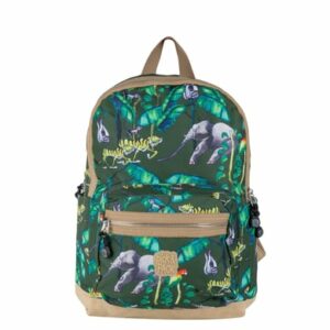 Pick & Pack Rucksack Happy Jungle M Bamboo Green