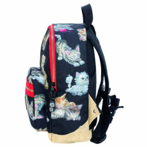 Pick & Pack Rucksack Kittens Black