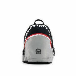 Pick & Pack Rucksack Shark Shape S Grey