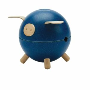 PlanToys Sparschwein Orchard blau