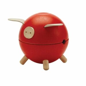 PlanToys Sparschwein Orchard rot