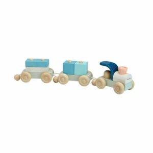 PlanToys Zug mit Stapelwagen