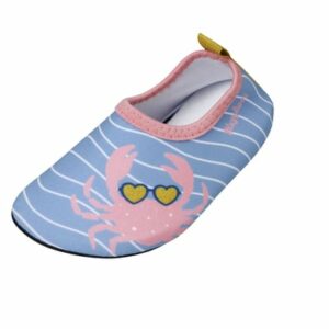 Playshoes Badeschuh Krebs blau-pink