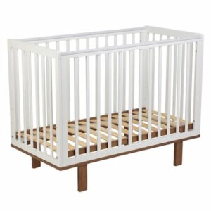 Polini Kids Babybett simple weiss eiche